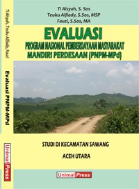 Cover Buku Evaluasi PNPM Mandiri Perdesaan Ti Aisyah Teuku Aldiady Fauz