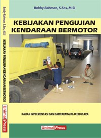 Cover Buku Pengujian Kenderaan Bermotor Bobby Rahman